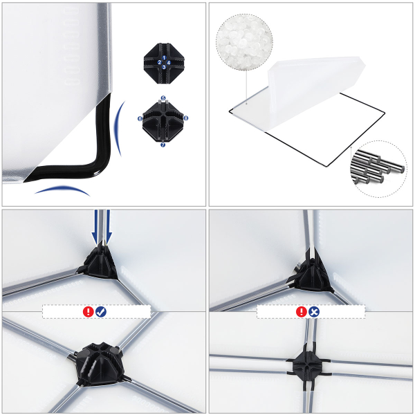 Κουτιά Αποθήκευσης - Παπουτσοθήκη 6τμχ Songmics LPC06W