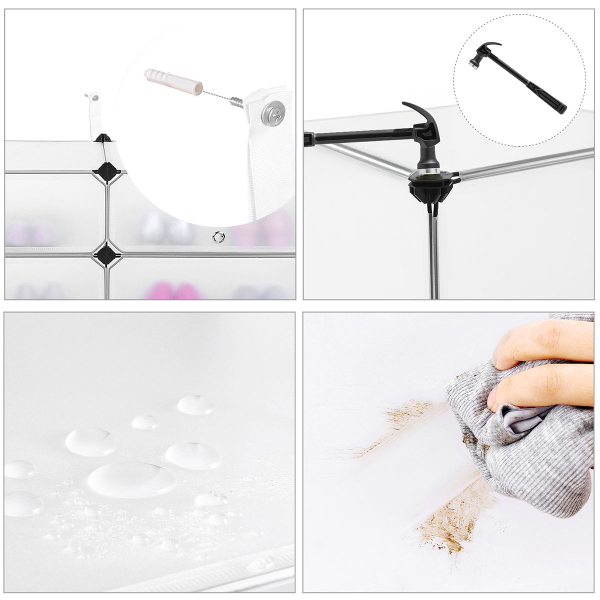 Κουτιά Αποθήκευσης - Παπουτσοθήκη 6τμχ Songmics LPC06W