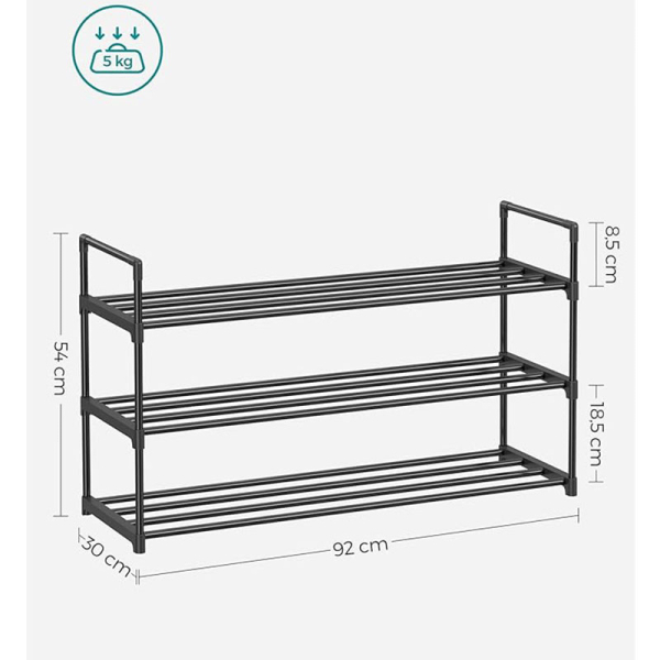 Παπουτσοθήκη 12 Θέσεων (92x30x54) Songmics LSA13BKV1