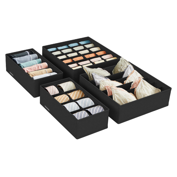 Θήκες Οργάνωσης Συρταριών (Σετ 4τμχ) Songmics RUS04H