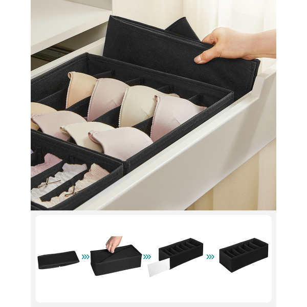 Θήκες Οργάνωσης Συρταριών (Σετ 4τμχ) Songmics RUS04H