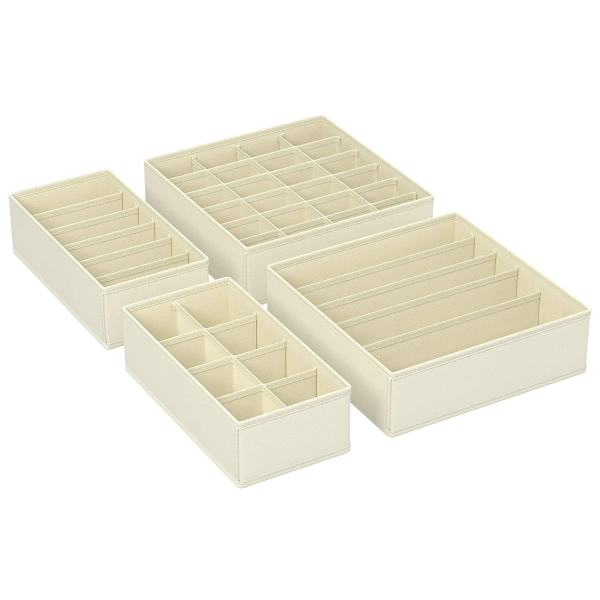 Θήκες Οργάνωσης Συρταριών (Σετ 4τμχ) Songmics RUS04M