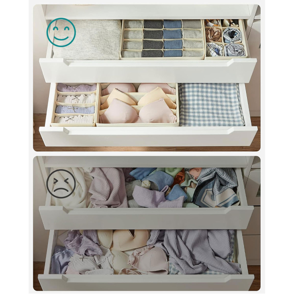 Θήκες Οργάνωσης Συρταριών (Σετ 4τμχ) Songmics RUS04M