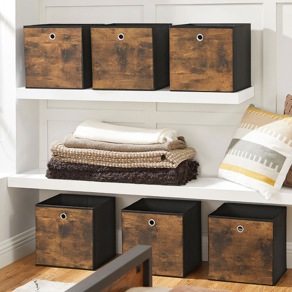 Κουτιά Αποθήκευσης (Σετ 6τμχ) Songmics RFB102B01