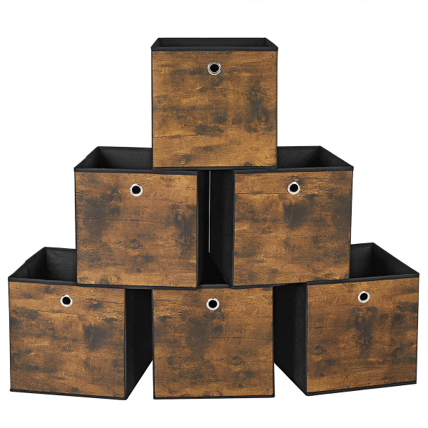 Κουτιά Αποθήκευσης (Σετ 6τμχ) Songmics RFB102B01