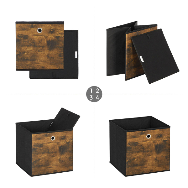 Κουτιά Αποθήκευσης (Σετ 6τμχ) Songmics RFB102B01