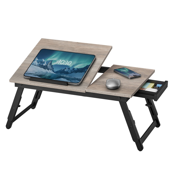 Πτυσσόμενο Βοηθητικό Τραπεζάκι Για Λάπτοπ (55x35x23) Songmics LLD105W01