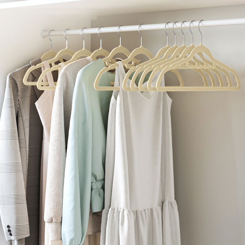 Βελουτέ Κρεμάστρες Ρούχων (Σετ 20τμχ) Songmics CRF020M20