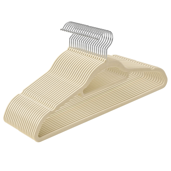 Βελουτέ Κρεμάστρες Ρούχων (Σετ 20τμχ) Songmics CRF020M20