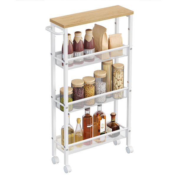 Τρόλεϊ/Ραφιέρα 4 Θέσεων (45.4x13x77) Vasagle LRC032W09