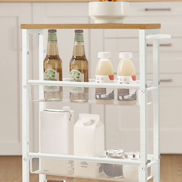 Τρόλεϊ/Ραφιέρα 4 Θέσεων (45.4x13x77) Vasagle LRC032W09