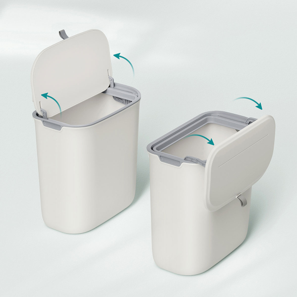 Κάδος Κουζίνας Ντουλαπιού (26x15x28) 9lt Songmics LTB820W9