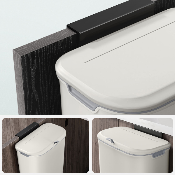 Κάδος Κουζίνας Ντουλαπιού (26x15x28) 9lt Songmics LTB820W9