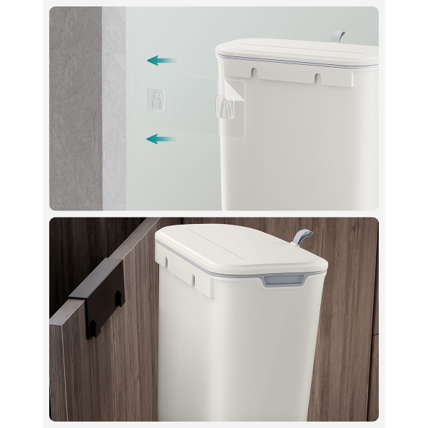 Κάδος Κουζίνας Ντουλαπιού (26x15x28) 9lt Songmics LTB820W9