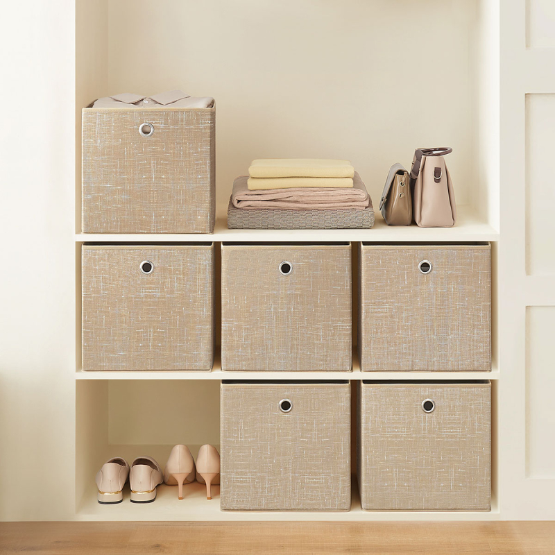 Κουτιά Αποθήκευσης (Σετ 6τμχ) Songmics RFB006K03