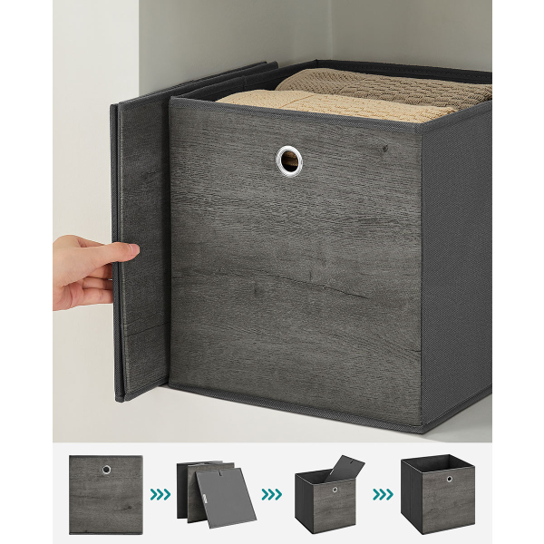 Κουτιά Αποθήκευσης (Σετ 6τμχ) Songmics RFB102G01