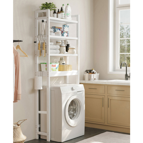 Ραφιέρα Δαπέδου Μπάνιου (63x26x185) Songmics BTS041W01V1