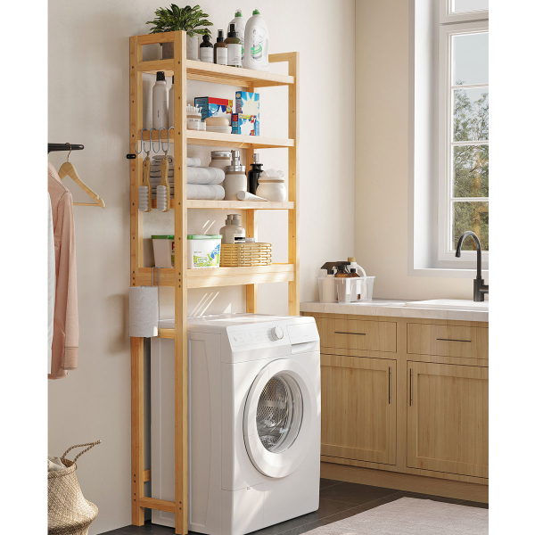 Ραφιέρα Δαπέδου Μπάνιου (63x26x185) Songmics BTS041N01V1