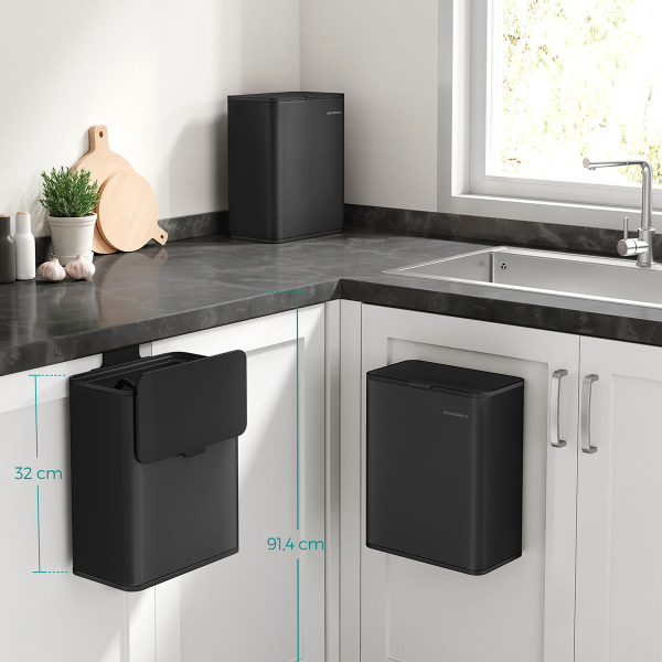 Κάδος Κουζίνας Ντουλαπιού (25.8x15.2x32) 8lt Songmics LTB810B01