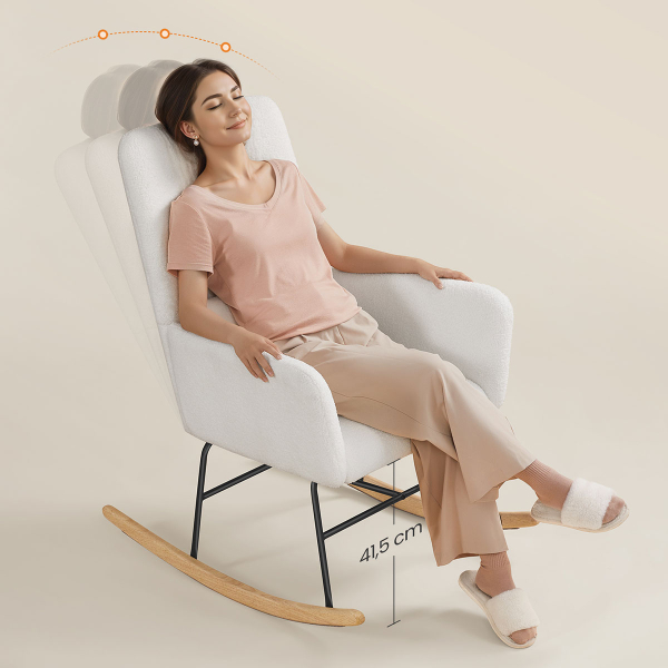 Πολυθρόνα Κουνιστή (89.5x67.5x106) Songmics LYY500WD01