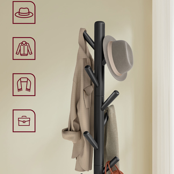 Καλόγερος Ρούχων Με Ράφι (33.6x33.6x175.8) Vasagle RCR033B01V2