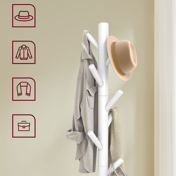 Καλόγερος Ρούχων Με Ράφι (33.6x33.6x175.8) Vasagle RCR033W01V2