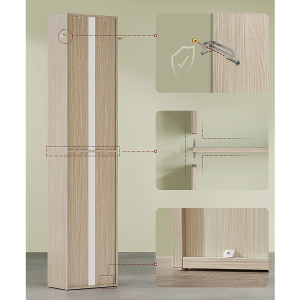 Βιβλιοθήκη Δαπέδου 6 Θέσεων (40x24x178.5) Vasagle LBC167L01