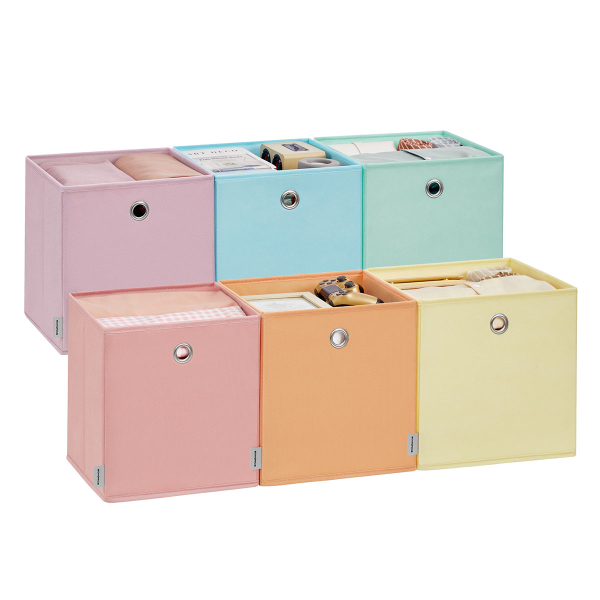 Κουτιά Αποθήκευσης (Σετ 6τμχ) Songmics RFB230X01