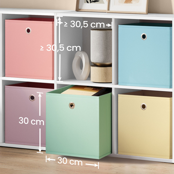 Κουτιά Αποθήκευσης (Σετ 6τμχ) Songmics RFB230X01