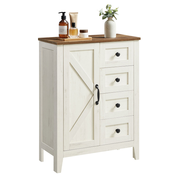 Ντουλάπι Δαπέδου Με 4 Συρτάρια (60x30x80) Vasagle BBK753W01