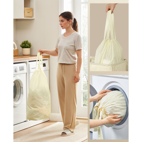 Καλάθι Απλύτων 3 Θέσεων (64x33x75) Songmics RLH013W01