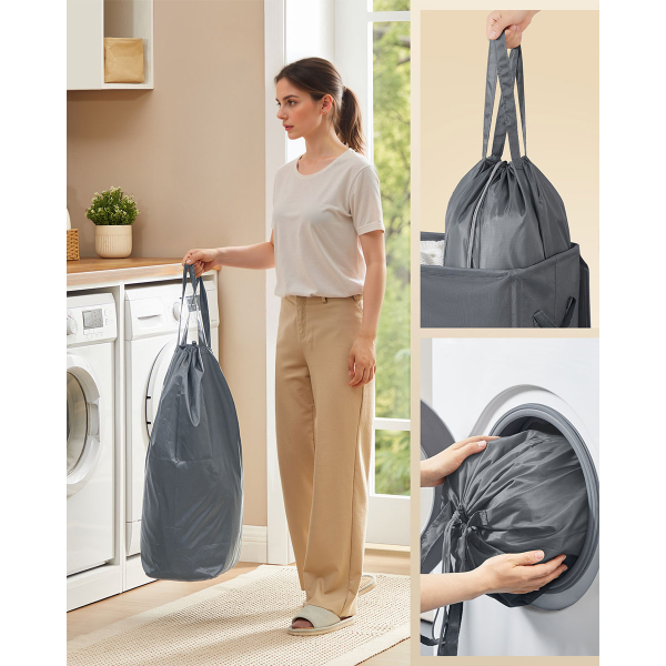 Καλάθι Απλύτων 3 Θέσεων (64x33x75) Songmics RLH013G01