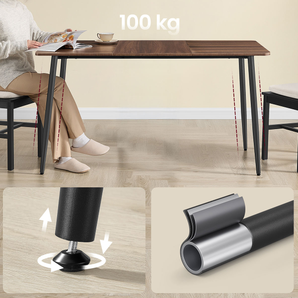 Τραπέζι Κουζίνας (140x75x75.5) Vasagle KDT100KE02V1