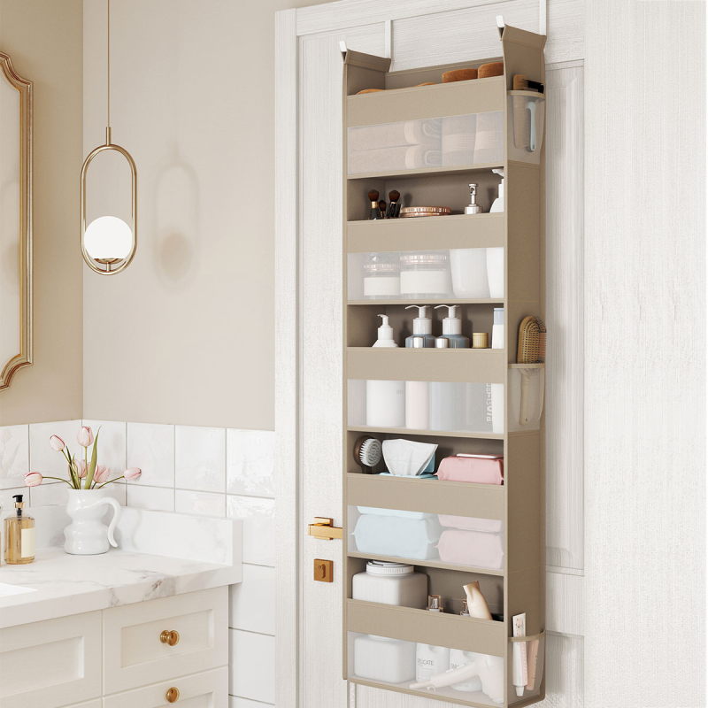 Κρεμαστή Θήκη Οργάνωσης Πόρτας 5 Θέσεων (40x15x140) Songmics RDH007Y01