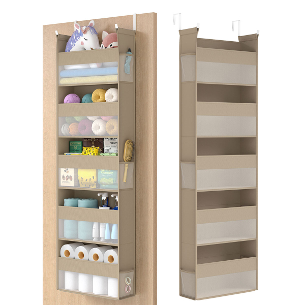 Κρεμαστή Θήκη Οργάνωσης Πόρτας 5 Θέσεων (40x15x140) Songmics RDH007Y01