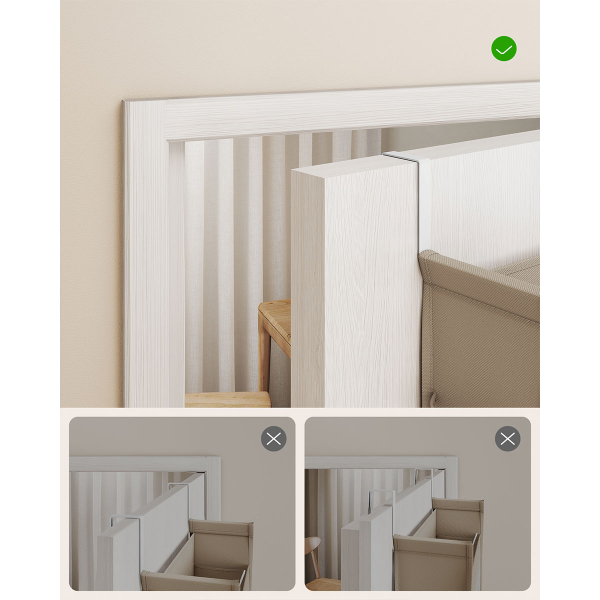 Κρεμαστή Θήκη Οργάνωσης Πόρτας 5 Θέσεων (40x15x140) Songmics RDH007Y01