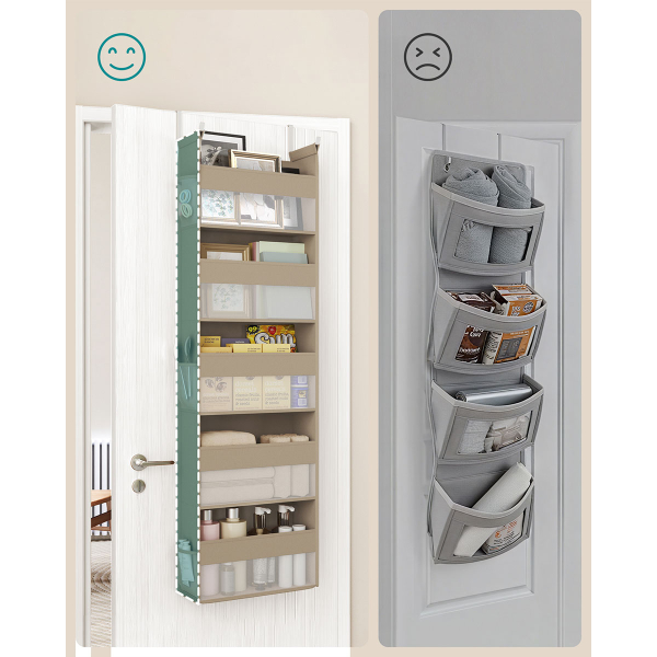 Κρεμαστή Θήκη Οργάνωσης Πόρτας 5 Θέσεων (40x15x140) Songmics RDH007Y01