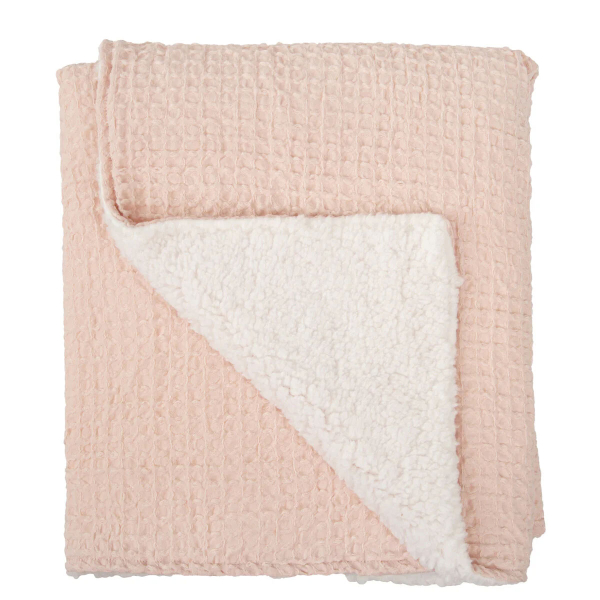 Κουβέρτα Fleece Αγκαλιάς (75x90) + Πανάκι Παρηγοριάς Bimbidreams Ροζ