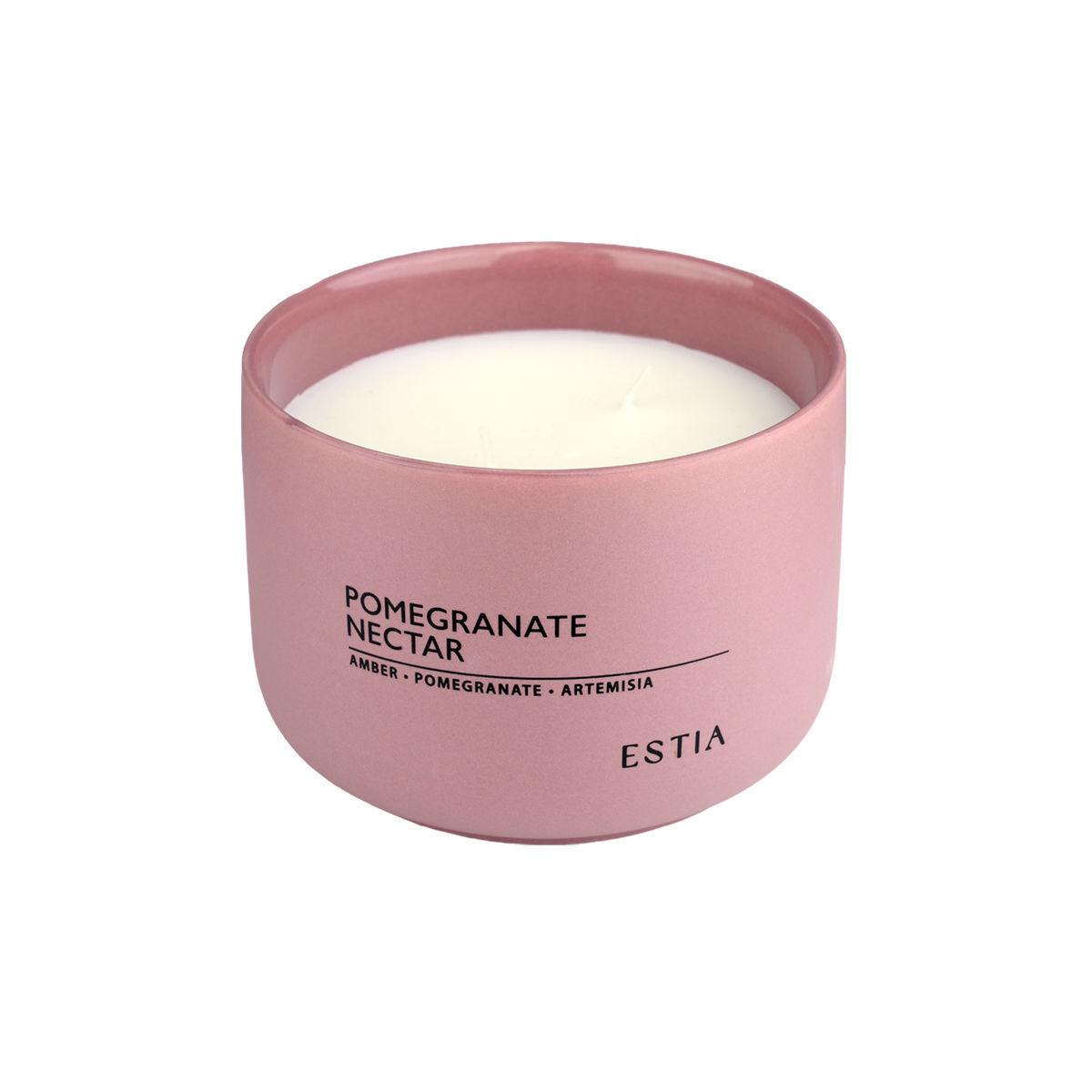 Κερί Αρωματικό 280Gr Estia Pomegranate Nectar 04-36393 Home Διακόσμηση Αρωματικά Χώρου - Diffuser Spitishop