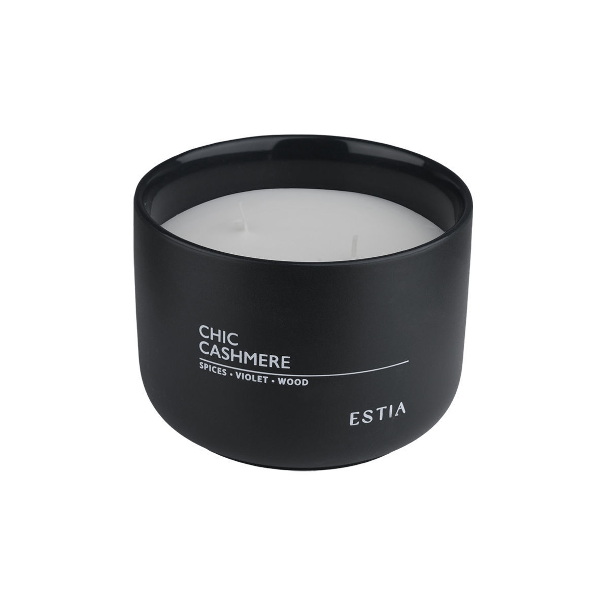Κερί Αρωματικό 280Gr Estia Chic Cashmere 04-36416 Home Διακόσμηση Αρωματικά Χώρου - Diffuser Spitishop