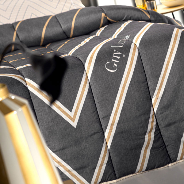 Παπλωματοθήκη Υπέρδιπλη (225x245) Guy Laroche Canyon Anthracite