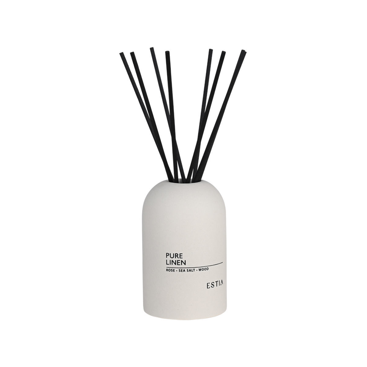Αρωματικό Χώρου 150Ml με Στικς Estia Pure Linen 04-36379 Home Διακόσμηση Αρωματικά - Diffuser Spitishop