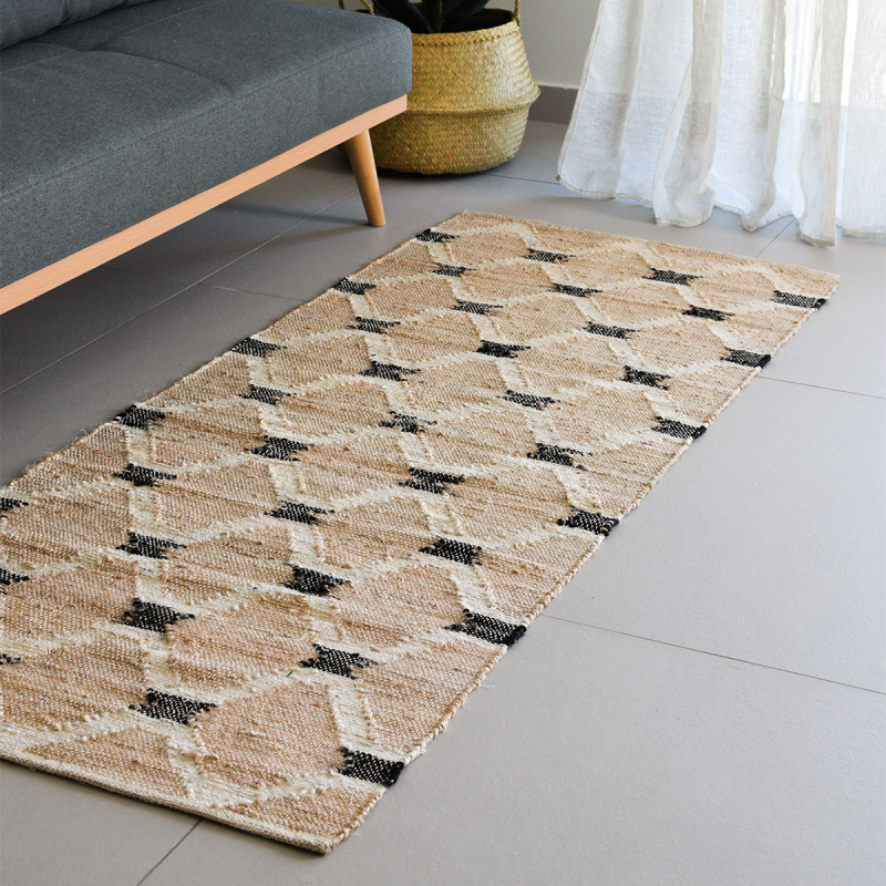 Χαλί Διαδρόμου (70x200) Ravelia Chainlink Black