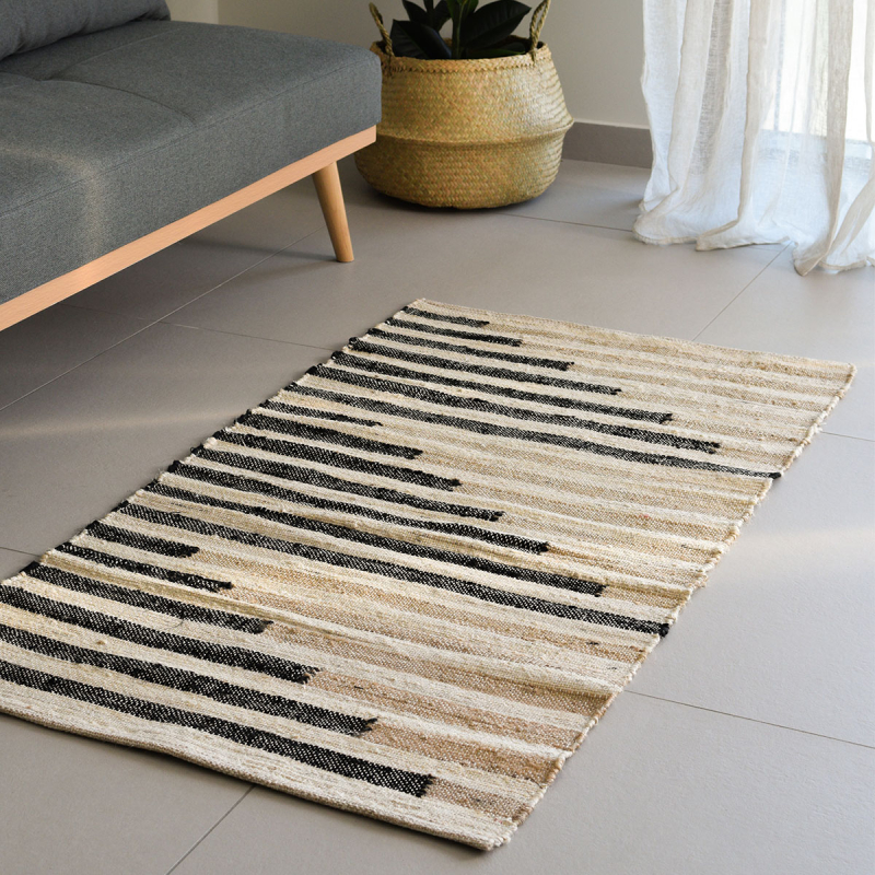 Χαλί Διαδρόμου (70x140) Ravelia Rothco Black