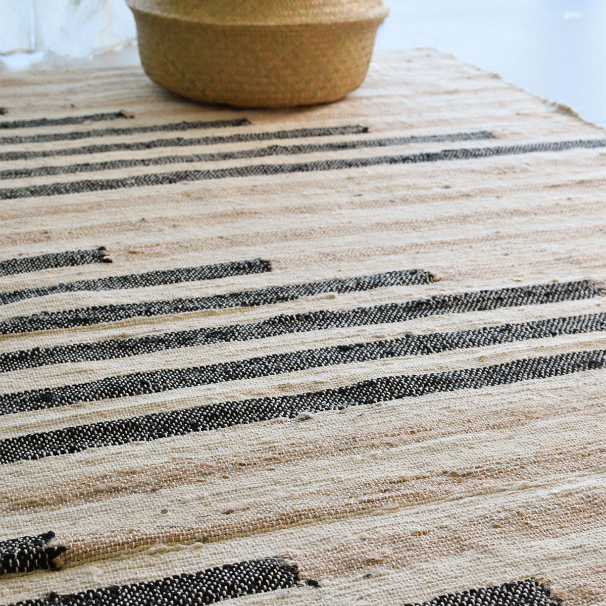Χαλί Διαδρόμου (70X140) Ravelia Rothco Black Home Χαλιά Διάδρομοι Spitishop
