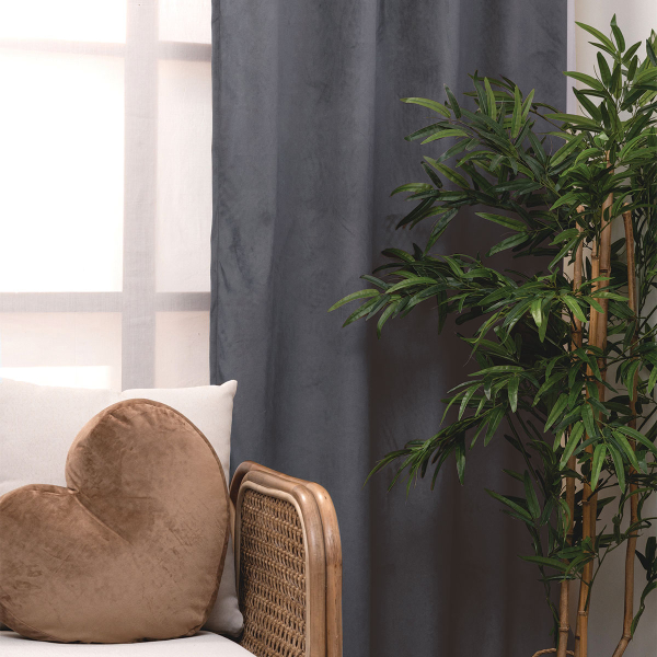 Κουρτίνα Βελουτέ (140x260) Με Τρουκς Palamaiki Cyril