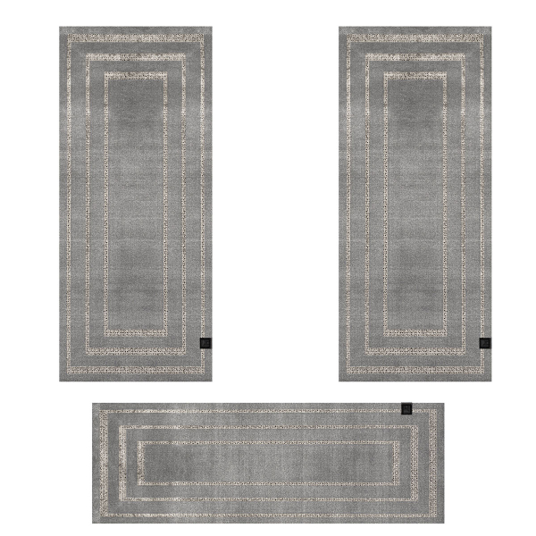 Χαλιά Κρεβατοκάμαρας (Σετ 3τμχ) Guy Laroche Form Carbon