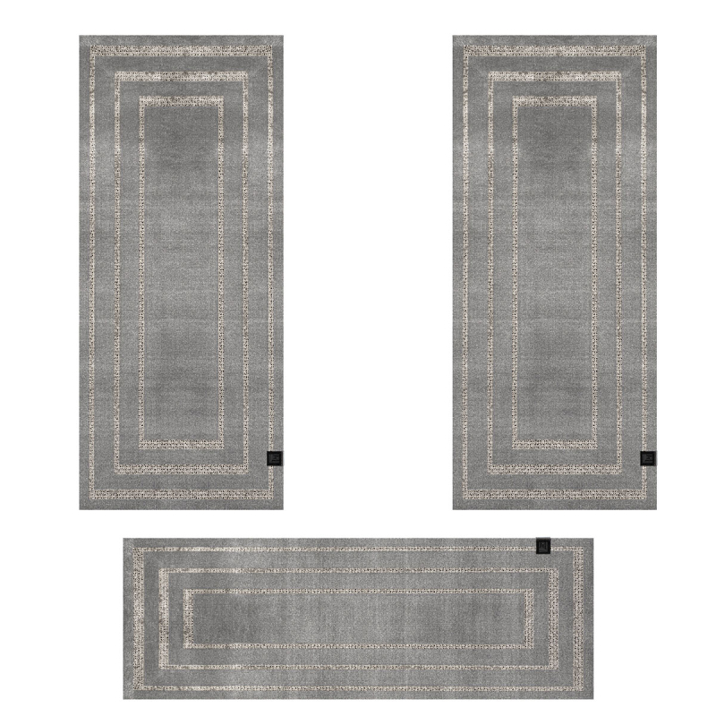 Χαλιά Κρεβατοκάμαρας (Σετ 3τμχ) Guy Laroche Form Carbon