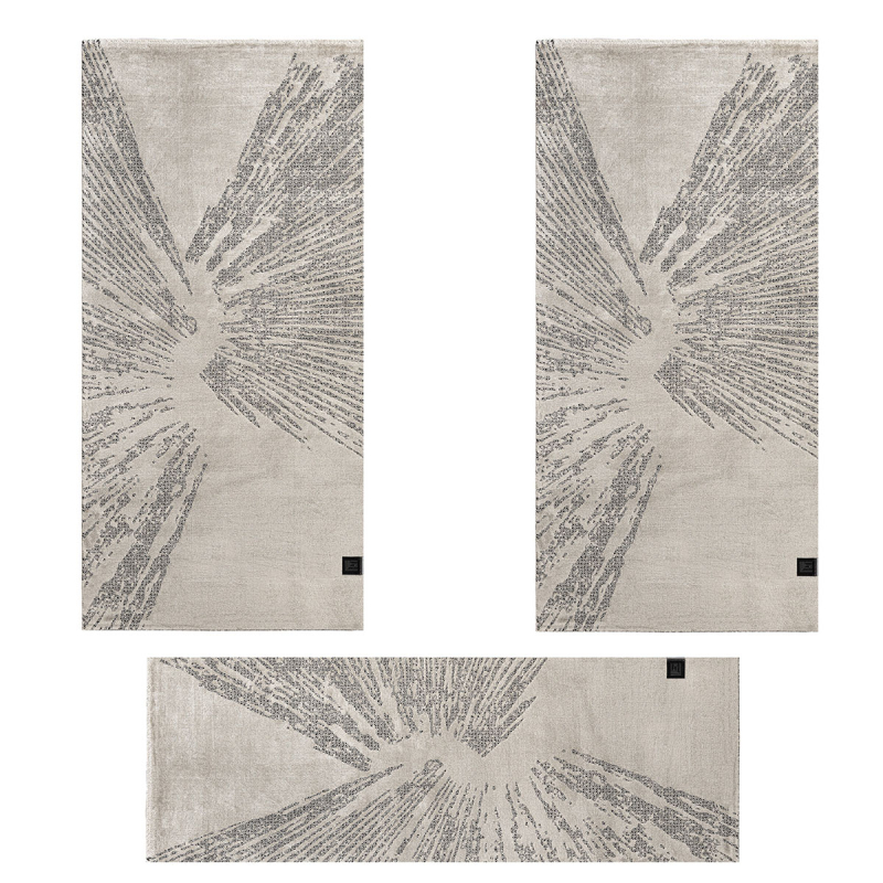 Χαλιά Κρεβατοκάμαρας (Σετ 3τμχ) Guy Laroche Splash Vison