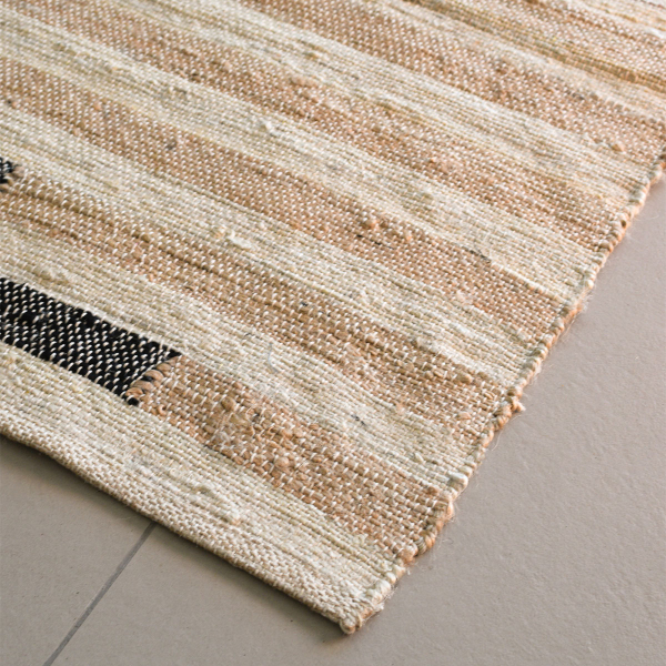 Χαλί Καλοκαιρινό (140x200) Ravelia Rothco Black